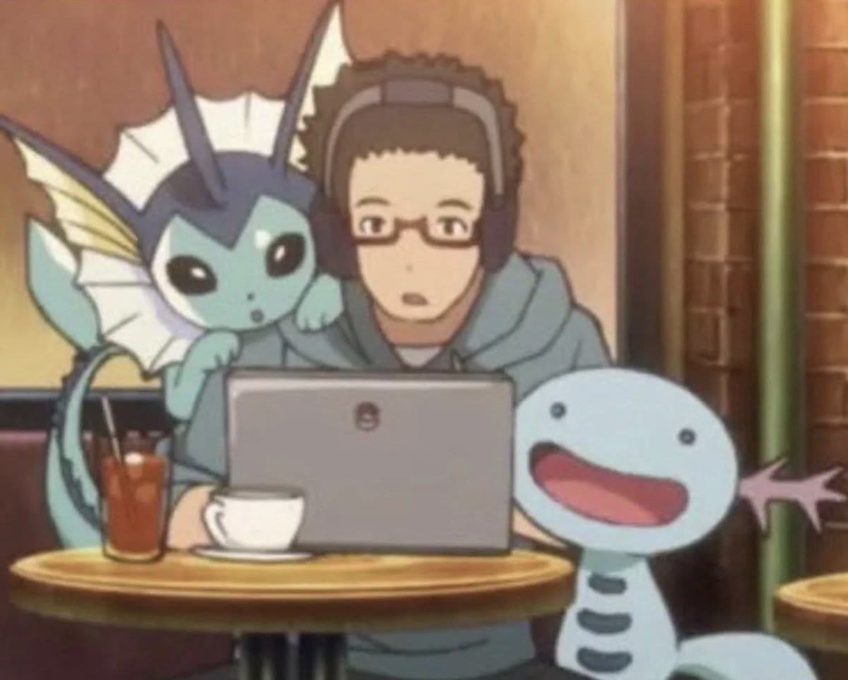 Vaporeon likes The Internet